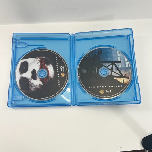 The Dark Knight Heath Ledger Blu-Ray DVD Rated PG-13 No Scratches Like New - Picture 2 of 4